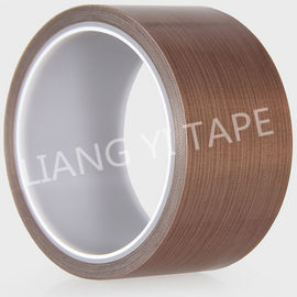 La cinta adhesiva del silicón PTFE de Brown, temperatura alta resiste la cinta adhesiva