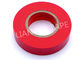Cinta eléctrica roja del PVC del pegamento de goma para el terminal que procesa 0.10-0.22 milímetros de grueso
