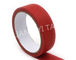 Poder de tenencia fuerte de papel rojo de la cinta adhesiva del papel de crespón/ningún residuo adhesivo