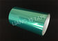 Cinta resistente termal adhesiva de acrílico verde, cinta adhesiva de la barrera de calor del silicón